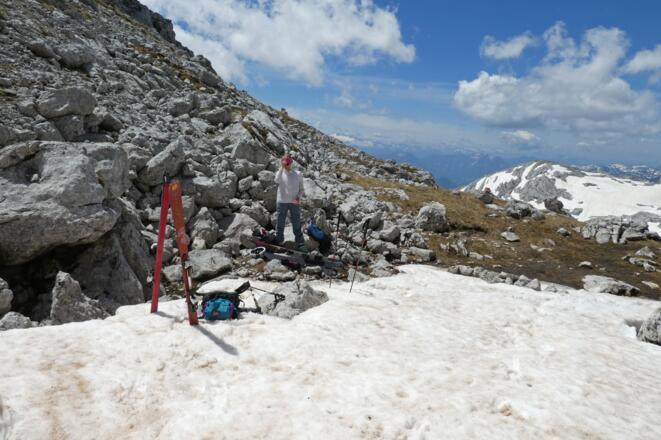Am Sattel oberhalb des Brentnerkars