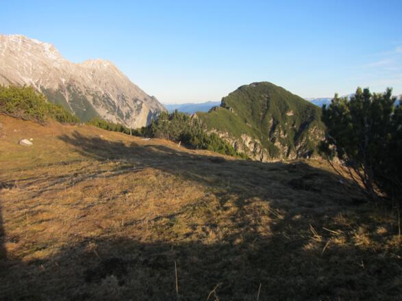 Blick zum Haller Zunterkopf