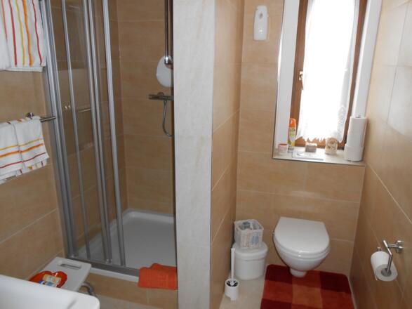 Badezimmer der Ferienwohnung Aschauer