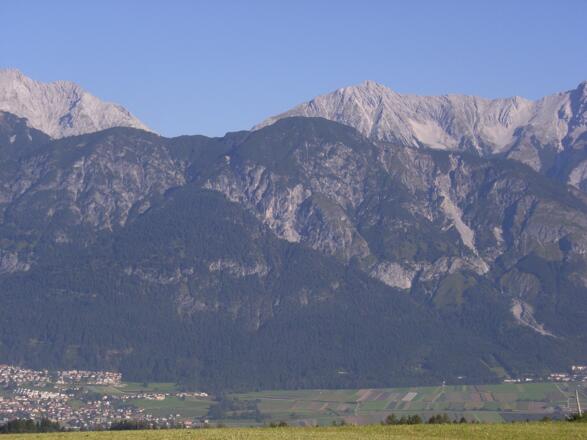 Zunterköpfe vom Inntal aus