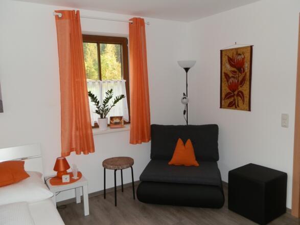 Doppelzimmer der Ferienwohnung Aschauer