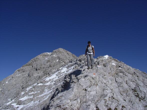 Abstieg über den SW-Grat