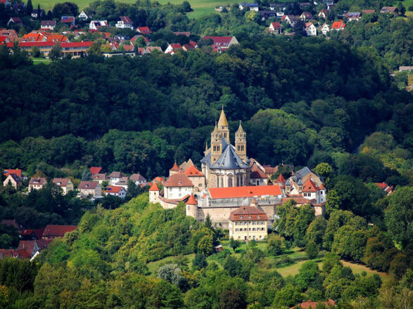 Blick auf die Comburg Schwäbisch Hall