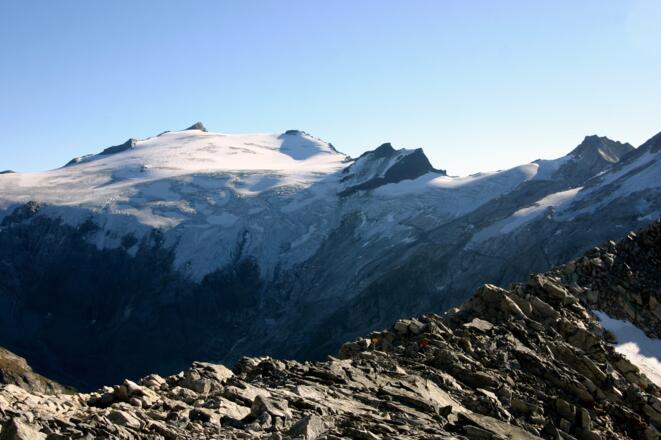 Beeindruckender Blick auf den Ankogel von der Kleinelendscharte