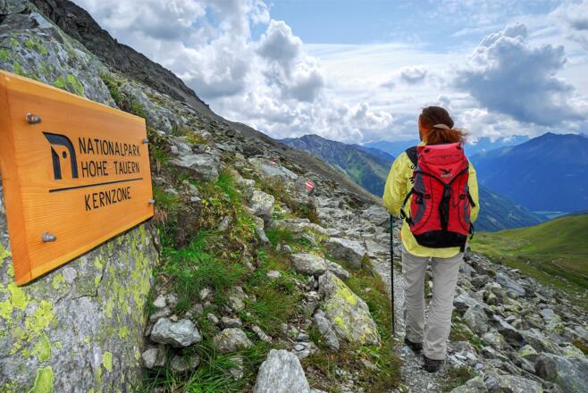 Nationalparkschild am Peischlachtörl