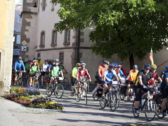 Crailsheim liegt direkt am beliebten Kocher-Jagst-Radweg