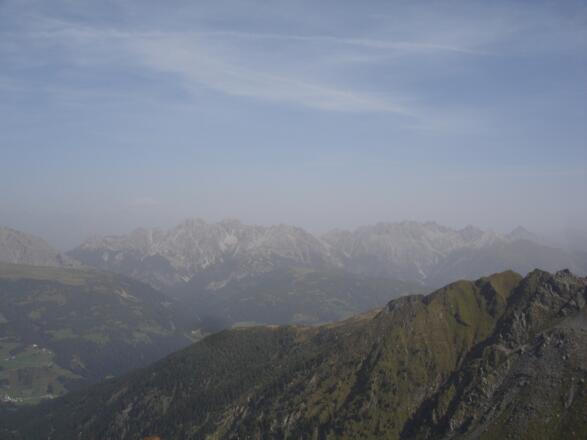 Fernsicht am Grat