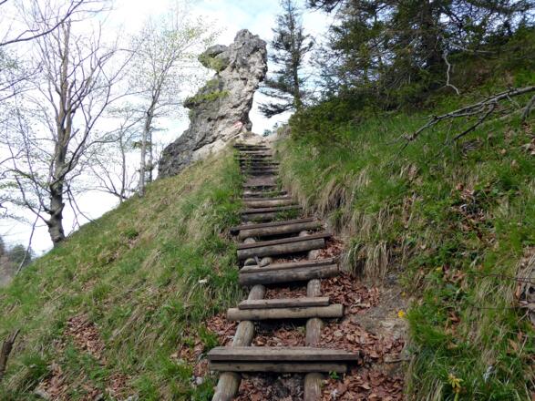 Das Ende der Nocksteinschlucht.