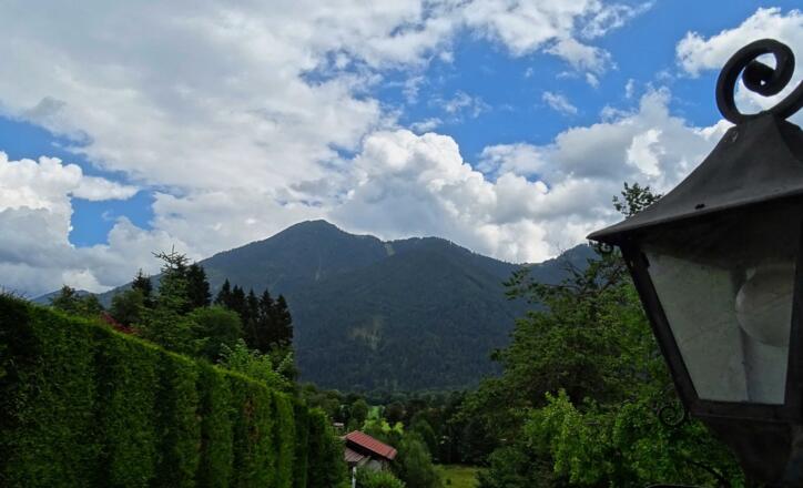 Der Ausblick vom Eingang der FeWo