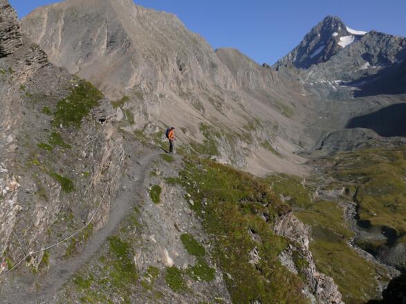 Auf dem Weg zur Salmhütte