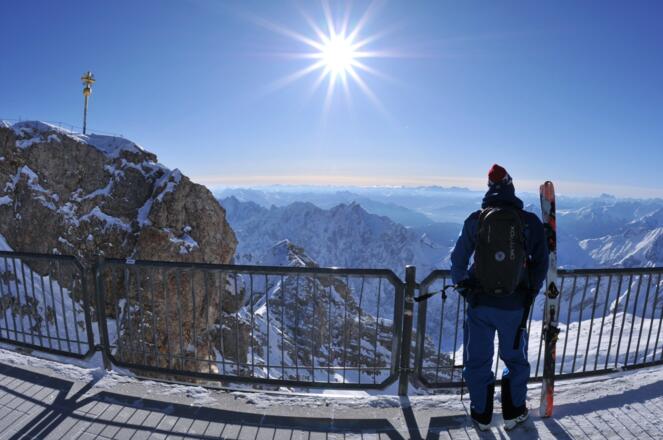 Start auf der Zugspitze