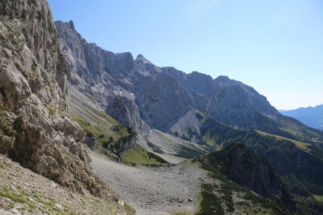 Weg nach dem Tor