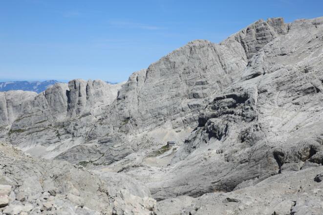 Blick zurück zur Adamekhütte
