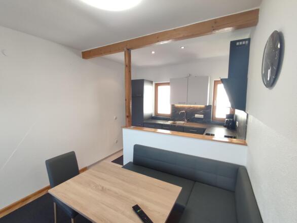 Küche und Wohnbereich