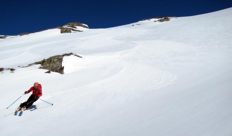 Firnspaß - bei gutem Zeitmanagement (fast) bis zur Pfitscherjochstraße.