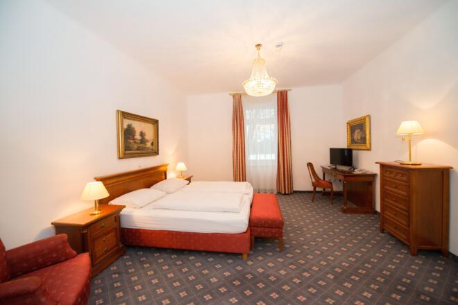 Parkhotelsuite Schlafraum