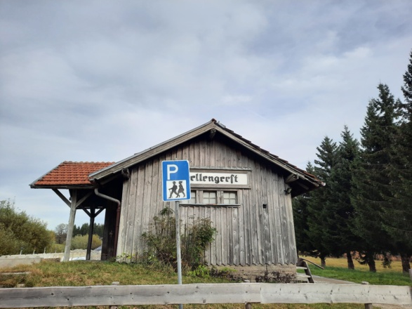 Ehemaliger Bahnhof in Hellengerst