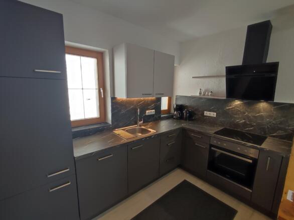Küche in der Ferienwohnung Glei