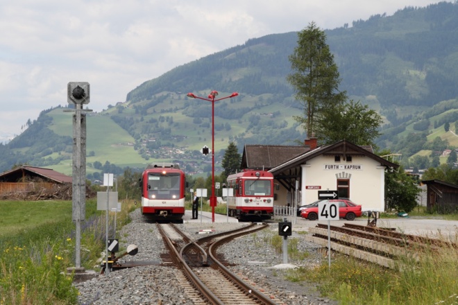 Bahnsteig Fürth Kaprun