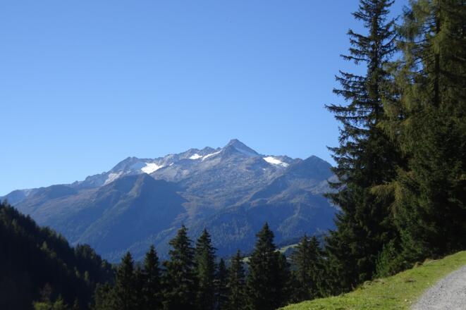 Ausblick in den Nationalpark Hohe Tauern