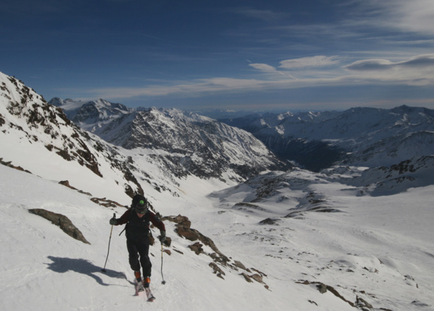 Kurz vor dem Steinschlagjoch