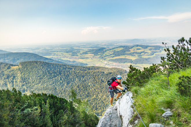 Aussicht vom Pidinger Klettersteig