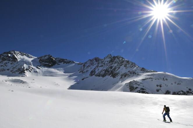 Sonklarspitze mit Hängegletscher