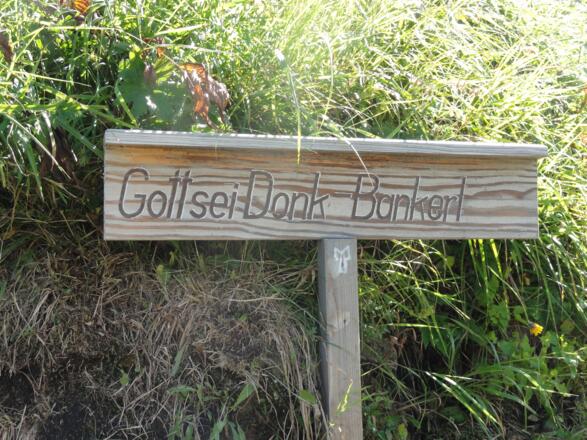 Gott sei Dank Bankerl nach der Noitroi