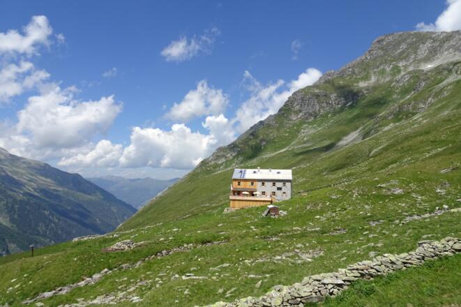 Thüringer Hütte auf 2.240 m