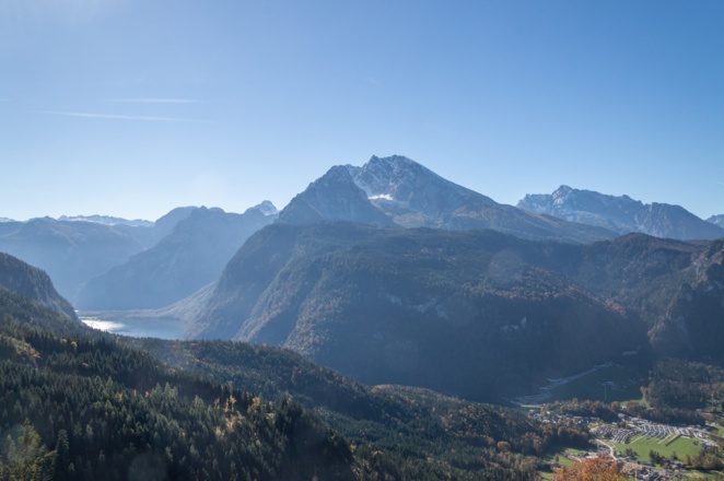 Blick zu Watzmann und Königssee