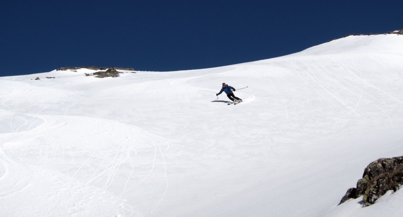 Firnspaß - bei gutem Zeitmanagement (fast) bis zur Pfitscherjochstraße.