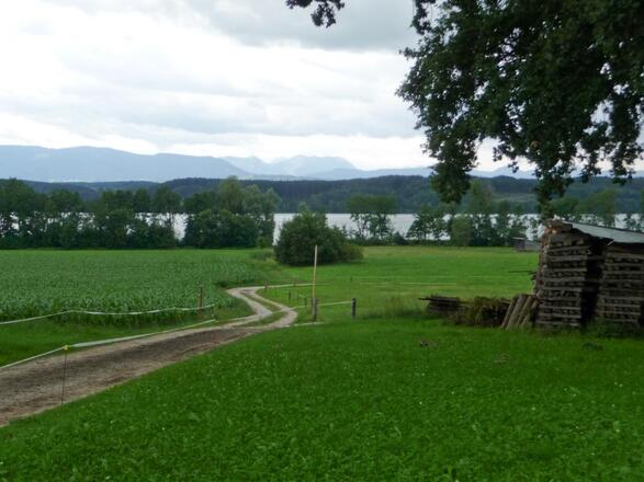 Am See entlang