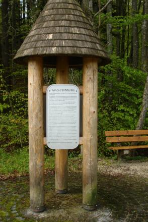 Infotafel zur Soleleitung