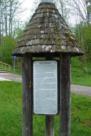 Infotafel zur Soleleitung