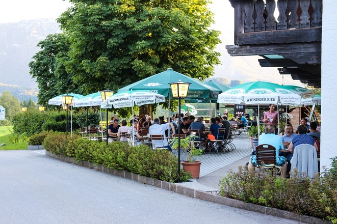 Landgasthof Schwarzberg Inzell Biergarten