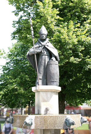 Rupertibrunnen_Maxplatz in Traunstein