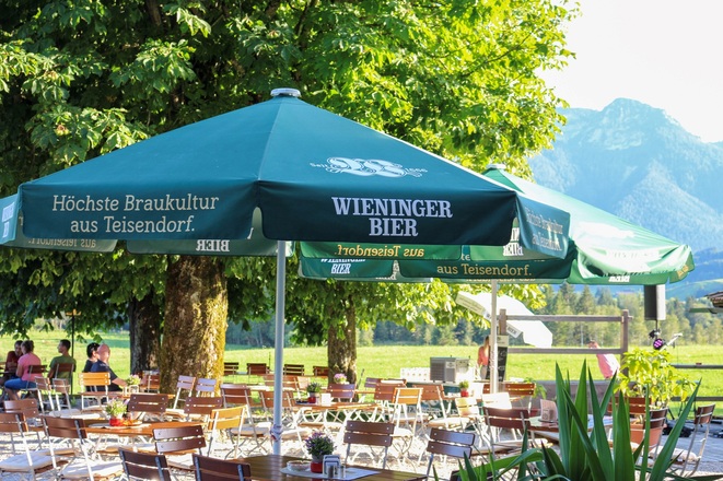 Landgasthof Schwarzberg Inzell Biergarten