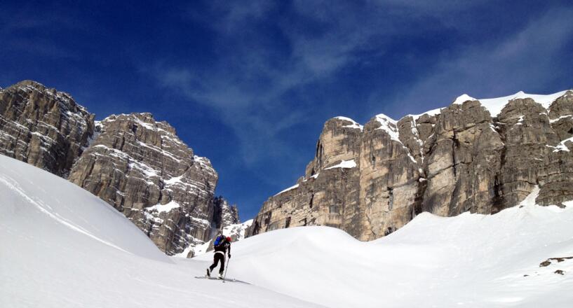 Ein kleinwenig Dolomitenfeeling kommt auf, in der grandiosen Kulisse der Kalkkögel.