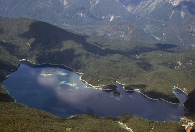 Blick zum Eibsee