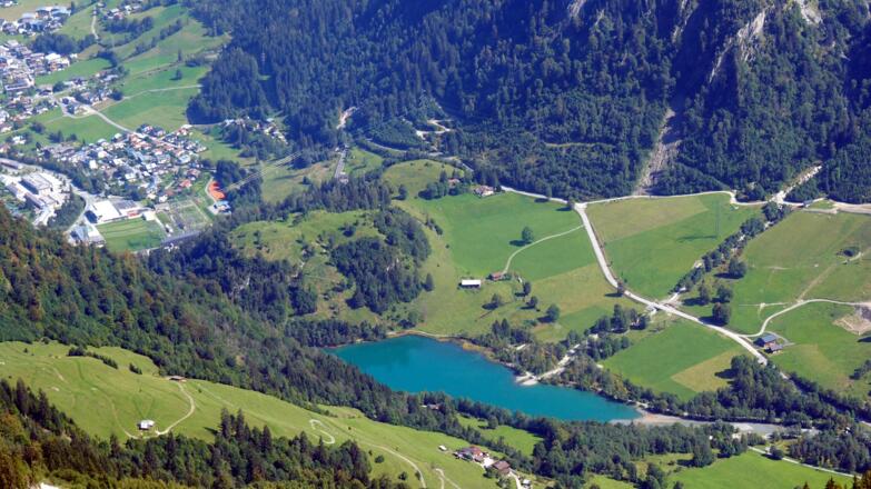 Blick zum Klammsee und nach Kaprun Süd