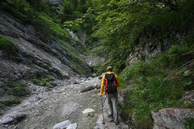 Am Talschluss der Wolfsschlucht