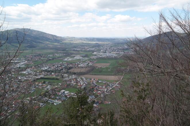 Ausblick auf Micheldorf und Kirchdorf