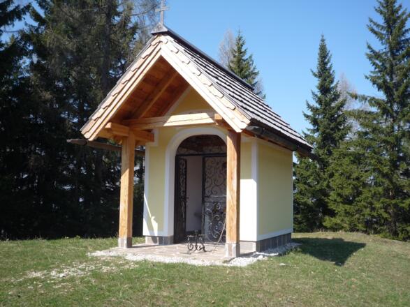 Kapelle auf der Meisterebenalm