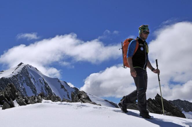 Abstieg vom Schalfkogel über den Grat Richtung Firmisanschneide