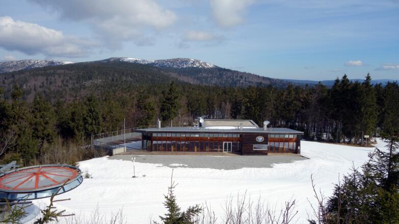 Zwieseltreff mit Plöckenstein um 1150m