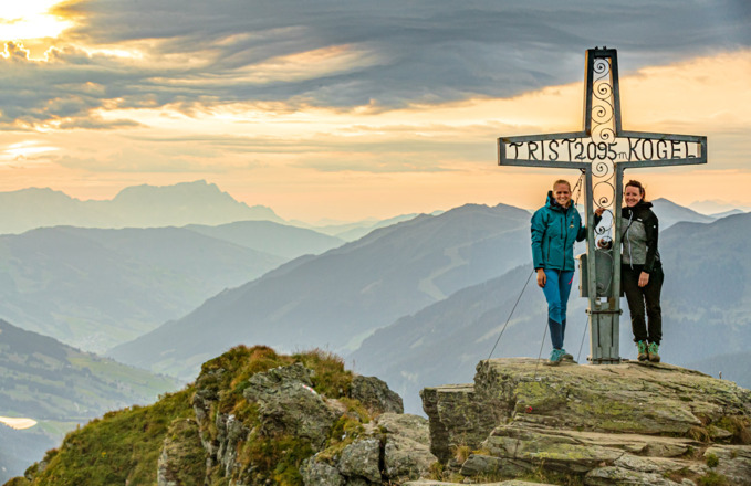 Sonnenaufgangswanderung zum Tristkogel in Saalbach Hinterglemm