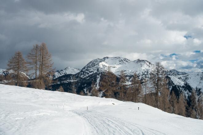 Blick von der Tauernkarleitenalm zur Seekarspitze
