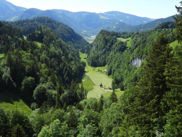 Blick Richtung Bezau