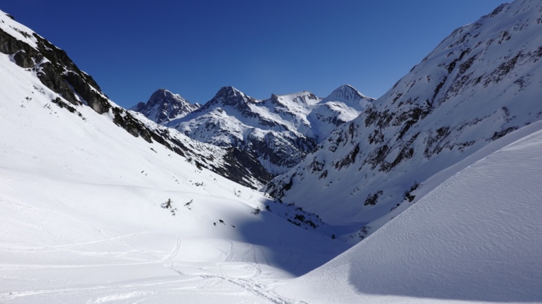 Im Schochenalptal - Blick zurück mit Krottenkopf