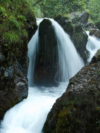 Wasserfall unter der Schwaigeralm